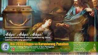 9AM MISA Ika-20 Linggo sa Karaniwang Panahon - Agosto 20 2023