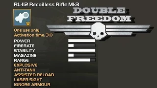 DOUBLE FREEDOM! - Stratagem of the Day: RL-112 Recoilless Rifle (Helldivers PS4 Gameplay)