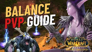 BALANCE DRUID PVP GUIDE - LEVEL 25 - WoW Season of Discovery
