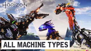 All Machine Types in Horizon Forbidden West Guide