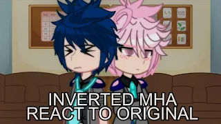 Inverted MHA react to Original MHA | no ships | mha/bnha