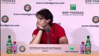 Rafael Nadal Press Conference @ RG 2011