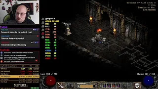 Diablo 2 LOD HC Hell Speedrun - WR ATTEMPTS - Necromancer - Episode 98