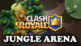 Clash Royale - cheguei na arena nova (arena 9 Selva Jungle)