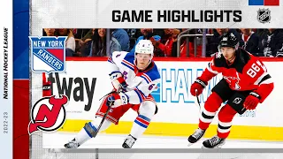 Rangers @ Devils 9/30 | NHL Highlights 2022