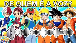 Adivinhe os Personagens de Anime pela Voz | Desafio das Vozes