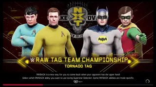 Starfleet VS Batman and Robin for The WWE Tag Team Championship