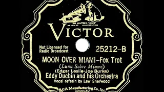 1936 HITS ARCHIVE: Moon Over Miami - Eddy Duchin (Lew Sherwood, vocal)