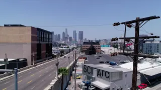 🛣 Downtown Los Angeles 4th Street Bridge (DTLA) | DJI Phantom 4 Pro 2.0 | Nayked - Mona Wonderlick