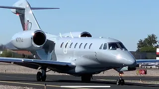 Cessna Citation X High Performance Takeoff at Scottsdale Executive SDL