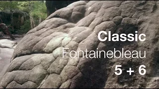 Bouldering in Fontainebleau | Classic Canche aux Merciers | 5 + 6