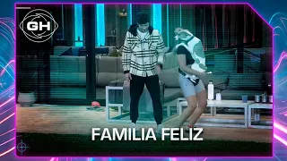 Flor, Nico y Arturo se divierten bailando en el jardín - Gran Hermano