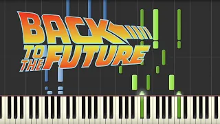 Back to the Future Theme Song - Piano Tutorial (Synthesia)