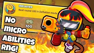 EASIEST Round 100 Deflation Guide With NO Micro or Abilities - Bloons TD 6