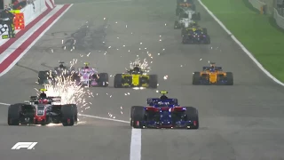 2018 Bahrain Grand Prix: Lewis Hamilton's Triple Overtake