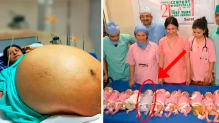 Mother Gives Birth to 10 Babies and Doctors Realize One of Them Isn't a Baby! Biggest Shock!