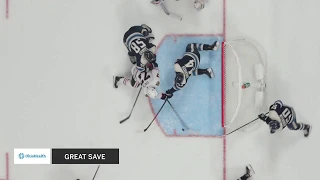 Vladislav Gavrikov Incredible Goal-Line Save vs. Blackhawks (Dec. 29, 2019)