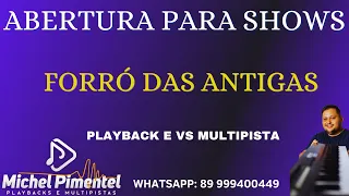 Abertura para show Forró das antigas Walkiria Santos Playback e Vs multipista