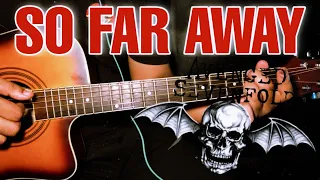 Avenged Sevenfold - So Far Away guitar tutorial with Tab