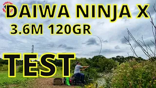 Test de Lansare cu Lanseta Daiwa Ninja X 3.6m 120gr: Performanta si Precizie