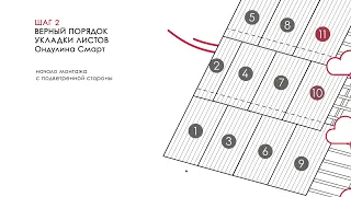 Памятка по монтажу ОНДУЛИНА СМАРТ - 5 простых шагов