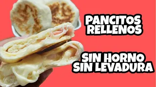 PANCITOS SIN HORNO Y SIN LEVADURA