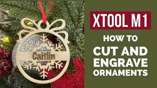 How to Cut and Engrave Wood Ornaments with the xTool M1 Laser Engraver