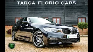 BMW 540i XDRIVE M SPORT Saloon 4dr Automatic finished in Carbon Black