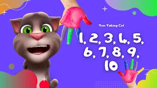 1, 2, 3, 4, 5, 6, 7, 8, 9, 10 song - Talking Tom