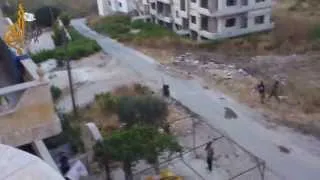 Syrian Resistance Fighters Getting Vaporized