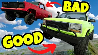 Each STUNT You Win You UPGRADE Your Truck in BeamNG Drive Mods!