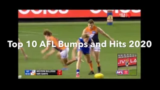 AFL Top 10 Bumps and hits 2020