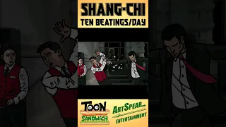 Turn the other Shang-Cheek - TOON SANDWICH #shangchi #mcu #marvel #funny #shorts