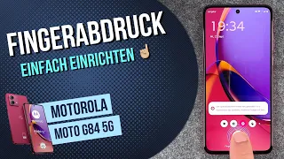 Motorola moto g84 - Fingerabdruck einrichten • 📱 • 👆🏼 • 🔐 • Anleitung | Tutorial