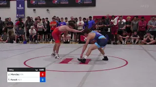 65 Kg Rr Rnd 2 - Jesse Mendez, Titan Mercury Wrestling Club (TMWC) Vs Tyler Kasak, M2 Training Cen