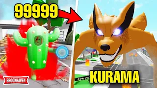 CACTUS ET KURAMA S'AFFRONTENT PUISSANCE 999999 (BATAILLE ÉPIQUE) ! ROBLOX- BROOKHAVEN RP