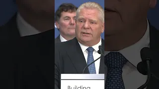 Doug Ford announcing auto theft funding