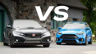 Honda Civic Type R vs. Ford Focus RS: Which Hatch Is Hottest?