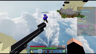 I got full tap speed telly on bedwars map with 6b late with hack(autoplace)