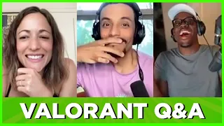 i hosted a q&a with all the valorant voice actors..