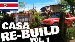 Lets Help Re-Build This House! - Costa Rica - Chenz life ep 44