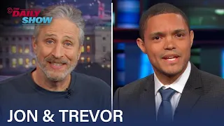 Passing the Host Baton: Jon Stewart & Trevor Noah | The Daily Show