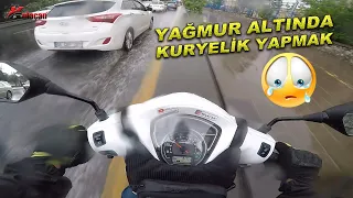 Yağmurda Moto kuryelik Yaptım | Moto kurye Günlüğü 16