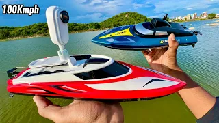 RC Force 1 Velocity Fastest Super Boat Unboxing & Testing - Chatpat toy tv