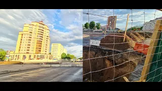 строительство подземного перехода на пр. пушкинский. в г.Моголеве. началось...