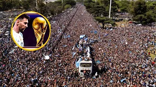 QATAR WORLD CUP CELEBRATION IN MESSI'S ARGENTINA