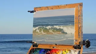 Three Minutes of Seascape Plein Air Painting Secrets
