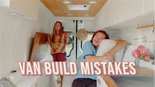 Van Build REGRETS | 6 Things we HATE and LOVE about our van