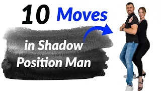 10 AWESOME Bachata Sensual Moves In The Shadow Position MAN!