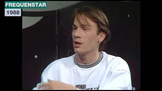 Extrait archives M6 Video Bank // Interview de Florent Pagny (Fréquenstar - 1988)